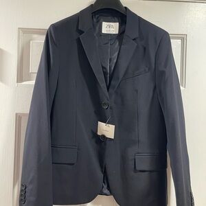 Zara Boys Dark Navy Blazer - Size 11-12y
